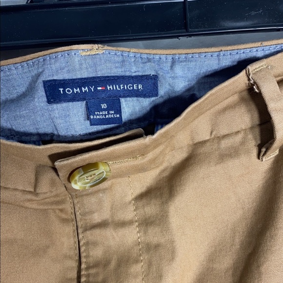 Stretch cotton twill chino trousers brown - Picture 2 of 5